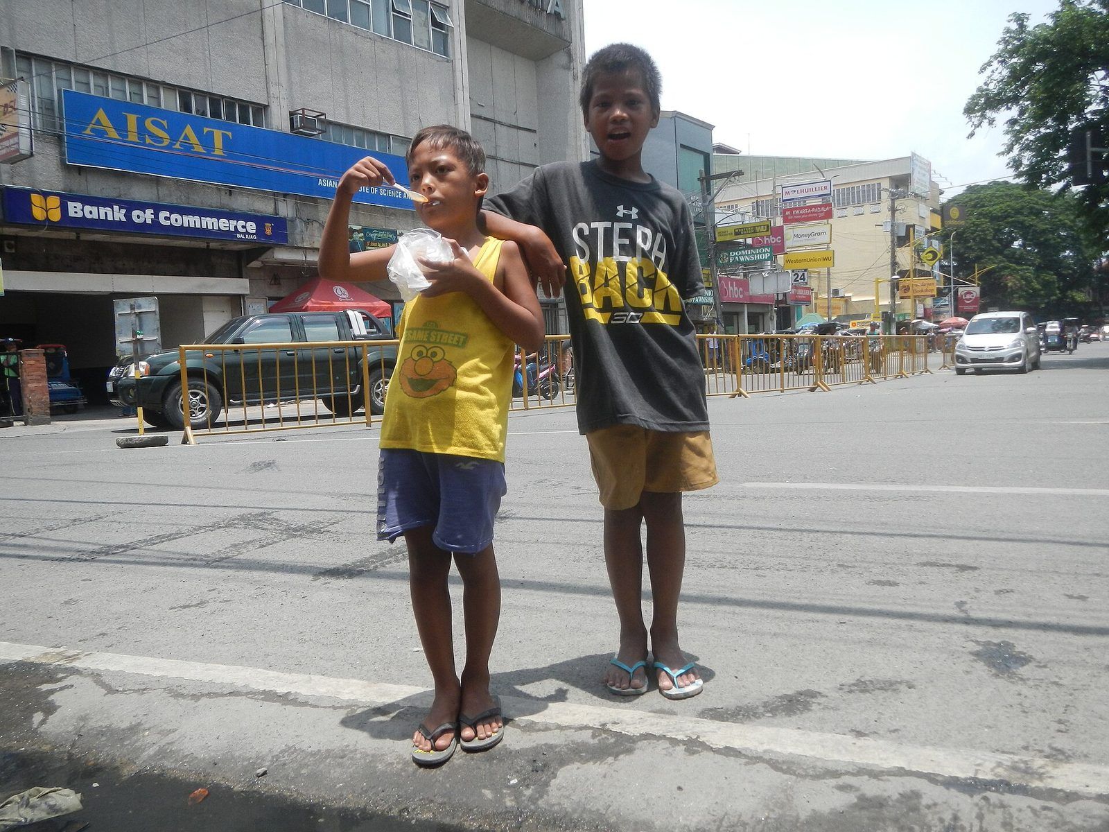 Children in the city